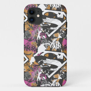 Supergirl Comic Capers Pattern 3 iPhone 11 Hoesje