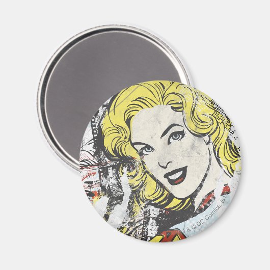 Supergirl Comic Caps 1 Magneet (Voorkant / Achterkant)