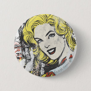 Supergirl Comic Caps 1 Ronde Button 5,7 Cm