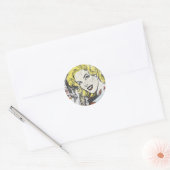 Supergirl Comic Caps 1 Ronde Sticker (Envelop)