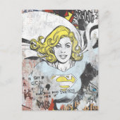 Supergirl Comic Caps 3 Briefkaart (Voorkant)