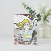 Supergirl Comic Caps 3 Briefkaart (Staand voorkant)