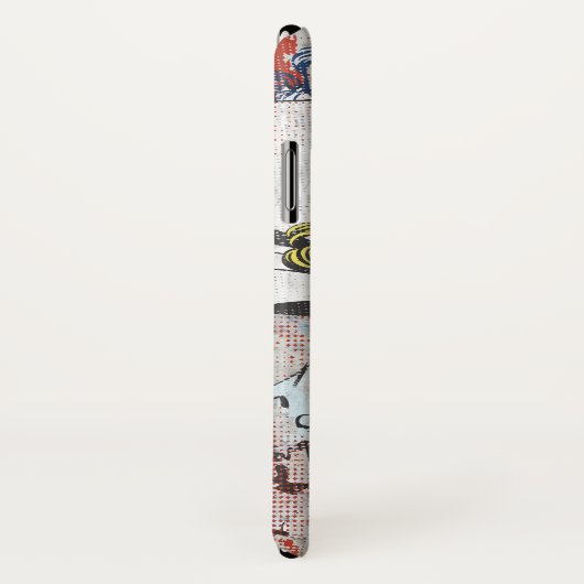 Supergirl Comic Caps 3 Case-Mate iPhone Case (Achterkant / rechts)