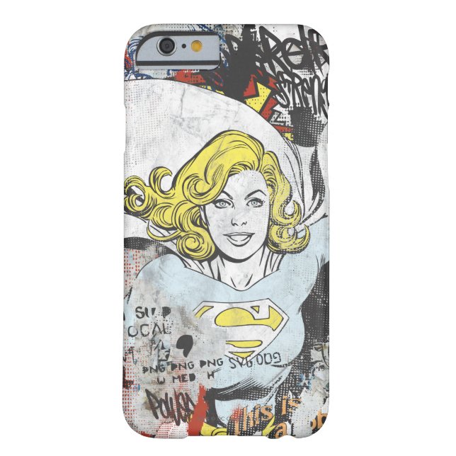 Supergirl Comic Caps 3 Case-Mate iPhone Case (Achterkant)