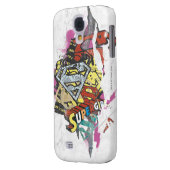 Supergirl Comic Caps 4 Case-Mate Samsung Galaxy Hoesje (Achterkant Links)
