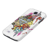 Supergirl Comic Caps 4 Case-Mate Samsung Galaxy Hoesje (Onderkant)