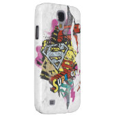 Supergirl Comic Caps 4 Case-Mate Samsung Galaxy Hoesje (Back/Rechts)