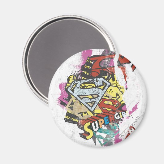 Supergirl Comic Caps 4 Magneet (Voorkant / Achterkant)