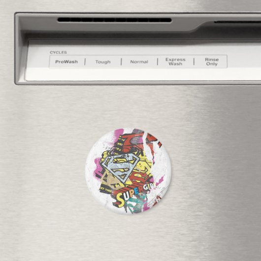 Supergirl Comic Caps 4 Magneet (Insitu (Vaatwasser))