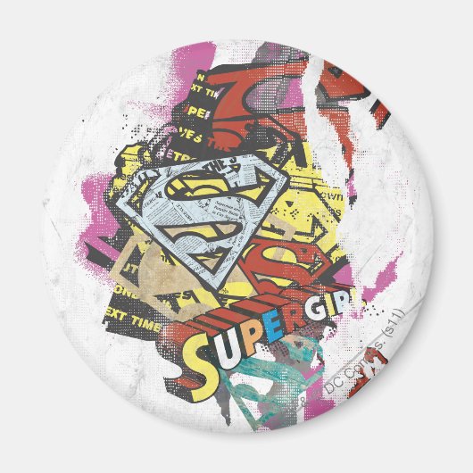 Supergirl Comic Caps 4 Magneet (Voorkant)