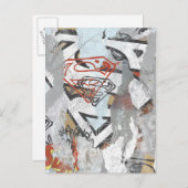 Supergirl Comic Caps Patroon 1 Briefkaart (Voorkant / Achterkant)