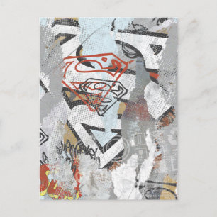 Supergirl Comic Caps Patroon 1 Briefkaart