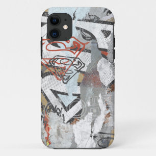 Supergirl Comic Caps Patroon 1 Case-Mate iPhone Case