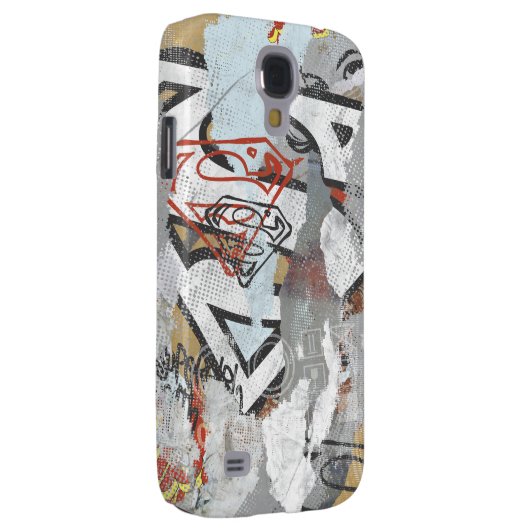 Supergirl Comic Caps Patroon 1 Case-Mate Samsung Galaxy Hoesje (Back/Rechts)