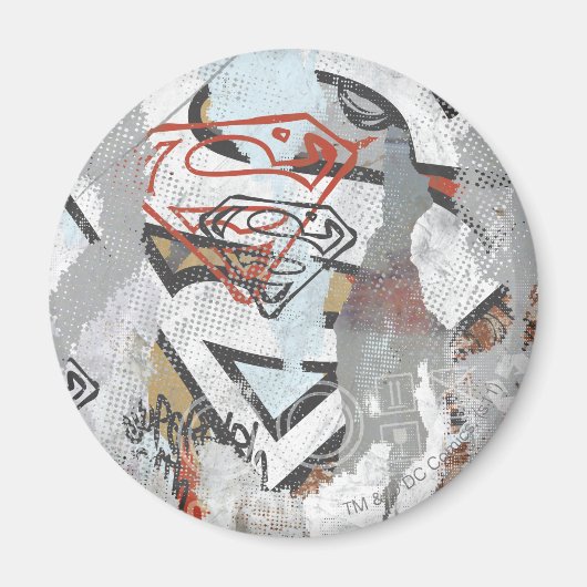 Supergirl Comic Caps Patroon 1 Magneet (Voorkant)