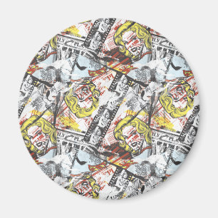 Supergirl Comic Caps Patroon 2 Magneet