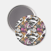 Supergirl Comic Caps Patroon 3 Magneet (Voorkant / Achterkant)