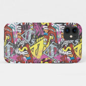 Supergirl Comic Caps Patroon 4 Case-Mate iPhone Case (Achterkant (horizontaal))