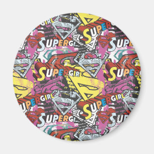 Supergirl Comic Caps Patroon 4 Magneet