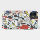 Supergirl Comic Caps Patroon 5 Case-Mate iPhone Case (Achterkant (horizontaal))