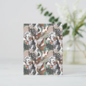 Supergirl Comic Caps Patroon 6 Briefkaart (Staand voorkant)