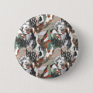 Supergirl Comic Caps Patroon 6 Ronde Button 5,7 Cm
