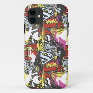 Supergirl Comic Caps Patroon 7 Case-Mate iPhone Case