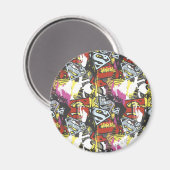 Supergirl Comic Caps Patroon 7 Magneet (Voorkant / Achterkant)