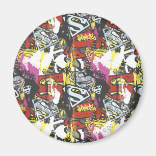 Supergirl Comic Caps Patroon 7 Magneet