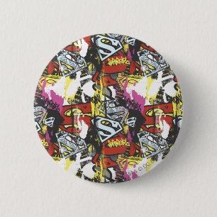 Supergirl Comic Caps Patroon 7 Ronde Button 5,7 Cm