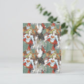 Supergirl Comic Caps Patroon 8 Briefkaart (Staand voorkant)