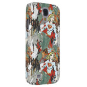 Supergirl Comic Caps Patroon 8 Case-Mate Samsung Galaxy Hoesje (Back/Rechts)
