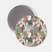 Supergirl Comic Caps Patroon 8 Magneet (Voorkant / Achterkant)