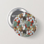 Supergirl Comic Caps Patroon 8 Ronde Button 5,7 Cm (Voorkant /achterkant)