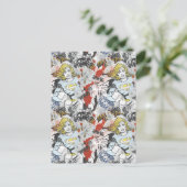 Supergirl Comic Caps Patroon 9 Briefkaart (Staand voorkant)