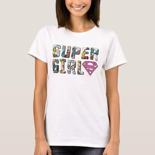 Supergirl Comic Logo 2 T-shirt (Voorkant)