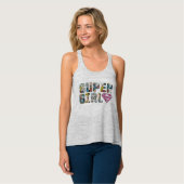 Supergirl Comic Logo 2 Tanktop (Volledige Voorkant)