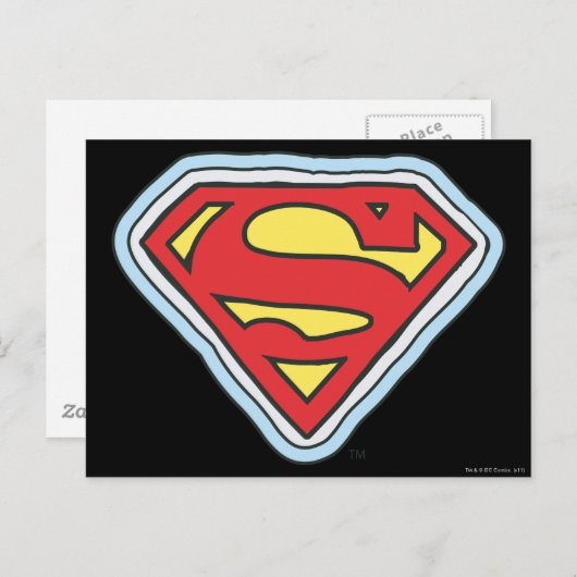 Supergirl Comic Logo Briefkaart (Voorkant / Achterkant)