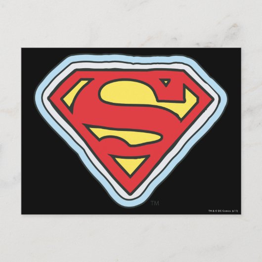 Supergirl Comic Logo Briefkaart (Voorkant)