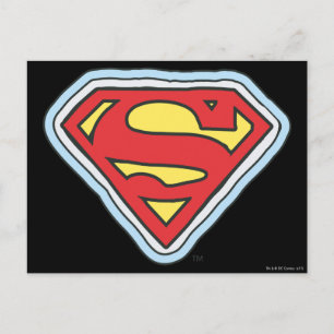 Supergirl Comic Logo Briefkaart