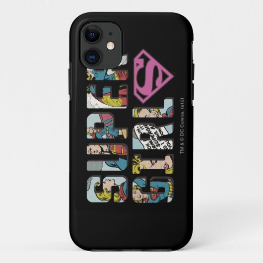 Supergirl Comic Logo Case-Mate iPhone Case (Achterkant)