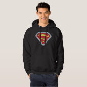 Supergirl Comic Logo Hoodie (Voorkant volledig)