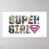 Supergirl Comic Logo Poster (Voorkant)