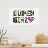 Supergirl Comic Logo Poster (Keuken)