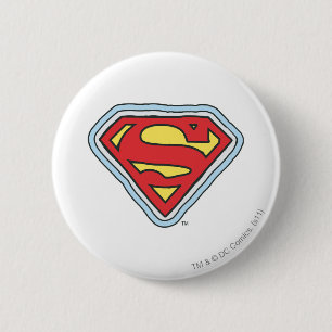Supergirl Comic Logo Ronde Button 5,7 Cm