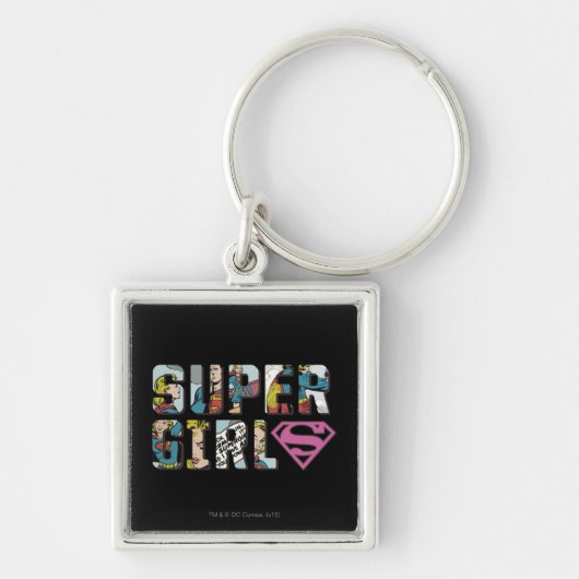 Supergirl Comic Logo Sleutelhanger (Voorkant)