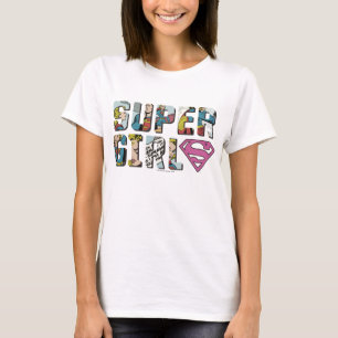 Supergirl Comic Logo T-shirt