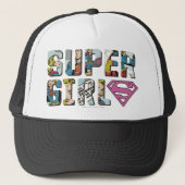 Supergirl Comic Logo Trucker Pet (Voorkant)
