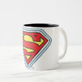 Supergirl Comic Logo Tweekleurige Koffiemok (Voorkant rechts)
