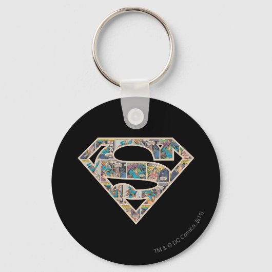 Supergirl Comic Strip Logo Sleutelhanger (Voorkant)